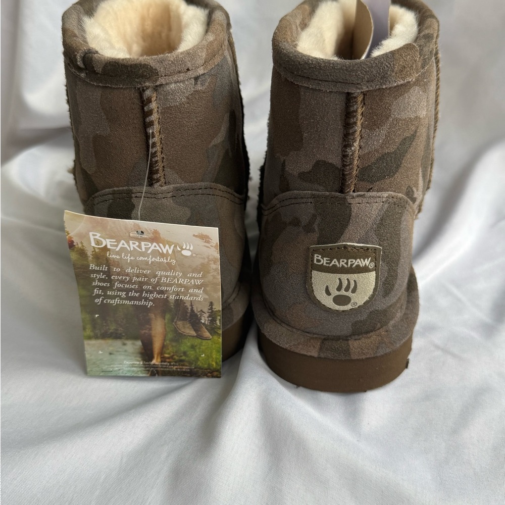 BearPaw Camouflage Suede Winter Boots (New No Box) - Picture 2 of 3